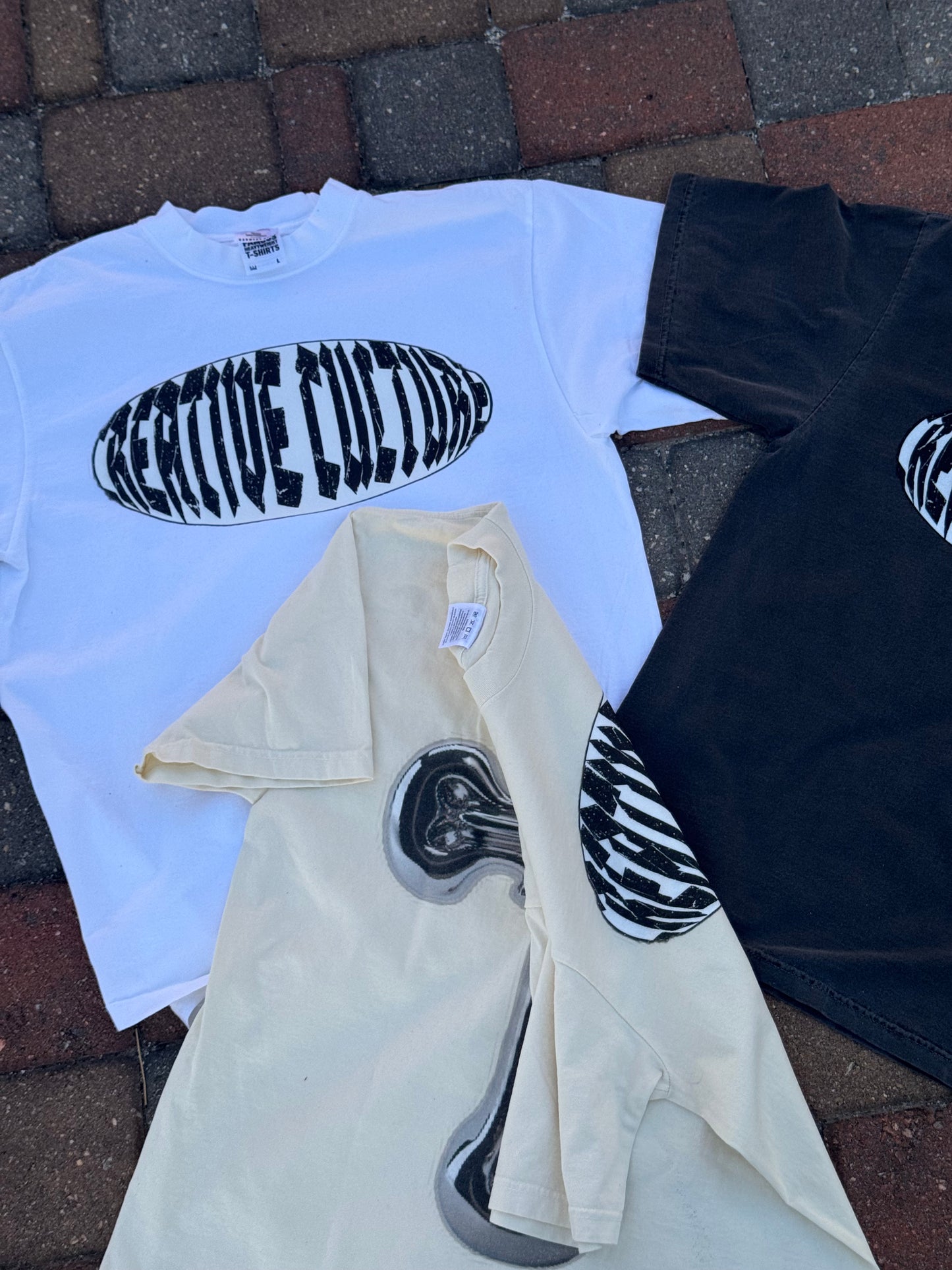 Chrome Cross Tee