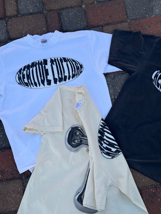 Chrome Cross Tee